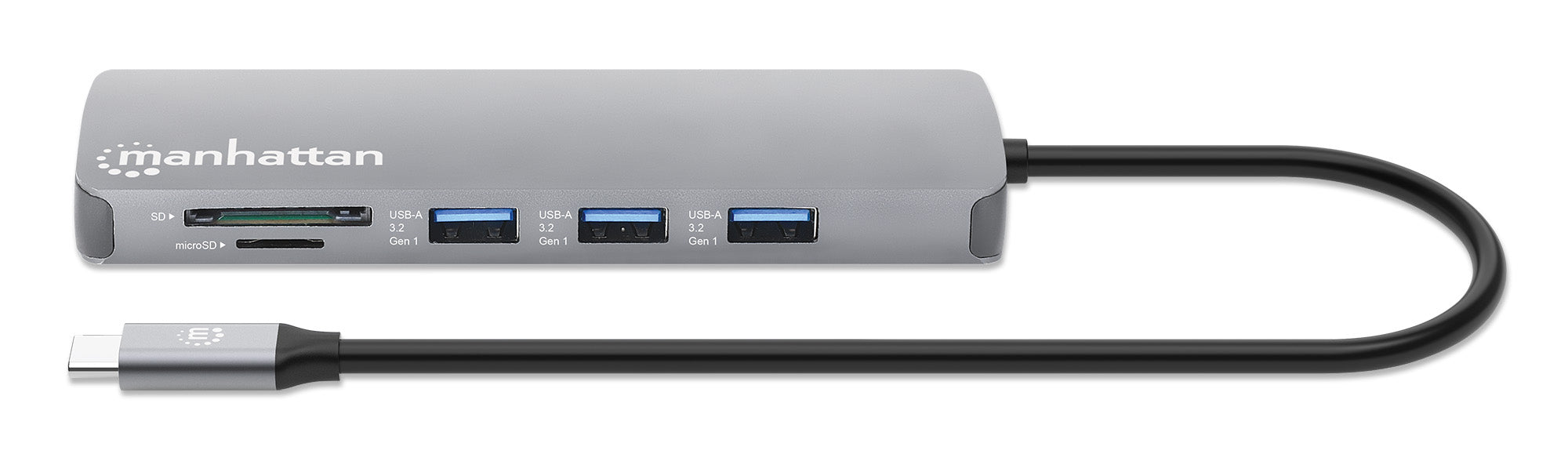 Docking Station USB-C 9 en 1 con HDMI 4K y PD 100 W (190459) MANHATTAN - Docking Station USB-C 9 en 1 con HDMI 4K y PD 100 W (190459) MANHATTAN -